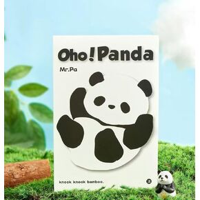 Aoerway Cute Cartoon Panda Hardcover Notebook with (White)