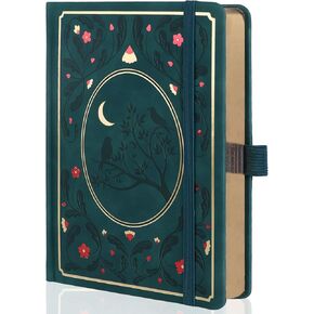 Tiefossi Bullet Dot Notebooks ، A5 Hardcover DOT Journals لكتابة النساء ، ورقة سميكة 160GSM ، 190 صفحة مرقمة ، لمنظمة المخطط