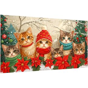 ATDMS Christmas Diamond Painting Kits للبالغين DIY 5D كبيرة الماس مجموعات الطلاء الشتوية منزل كامل الحفر الكريسم