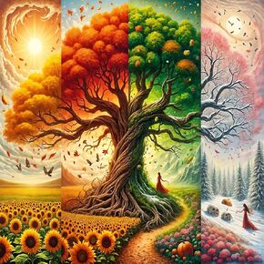 Tree of Life Diamond Art Kits للبالغين ، مجموعات الطلاء الماس 5D للمبتدئين البالغين ، فنون GEM Round Gem Full Drill Diamond Art Dots ، مجموعات الحرف الكبار للهدايا ديكور الجدار المنزلي 14 "× 14"