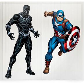 Marvel Avengers Scene Setter Backdrop - 65 "× 65" | البلاستيك | 2 أجهزة كمبيوتر.
