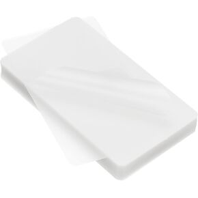 PATIKIL Thermal Laminating Pouches, 50 Pcs Transparent Laminating Sheets 5 Mil 2.4"x4.2" Laminator Pouches Suitable for ID Card Sized for Laminator Machine Card Photo Protect DIY