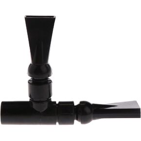 موصل فوهة Duckbill Fitting Fitting Fitting Duckbill Monnector مع Filter Outlet Tubing Aquarium Aportories Aquarium Return Fashly 3/4 ، Black
