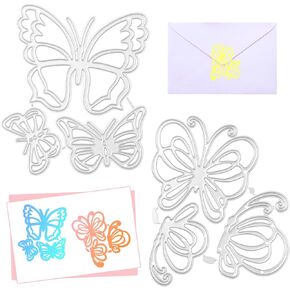 Butterfly Die Cuts for Card Making Butterflies Metal Dies Butterfly Cutting Dies Cut Stencils for DIY Scrapbooking Album Decorative Embossing Paper Dies for Card Making