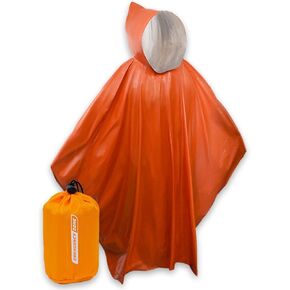 2 Pack Emergency Poncho | Lightweight Adult Rain Ponchos for Emergency Supplies, Camping Supplies | Weather resistant poncho for Men, Women-Retain 90% of Body Heat for Cold & Warm Weather Survival