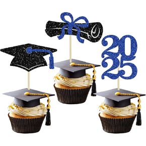 Ephlyn 24pcs 2025 Capcake Capcake Topcake Topbers Chocolate Decoration Mini Capuation Cap Decor
