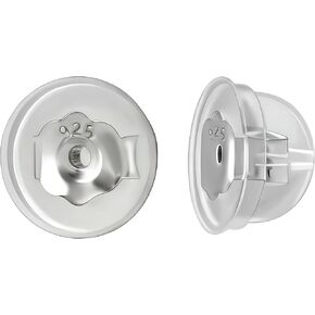 925 Sterling Silver Consring Packs Silicone Silicone Sipper Wypoallergenic Secure Stoppers Presacpers Presacpers ، 5 أزواج