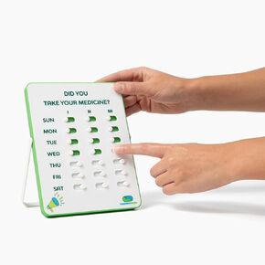 Medication Tracker & Pill Reminder | Visual Reminder Alarm | 7 Day, 3 Times a Day | Take and Slide | No More Second-guessing or Double-dosing | Perfect for The Elderly