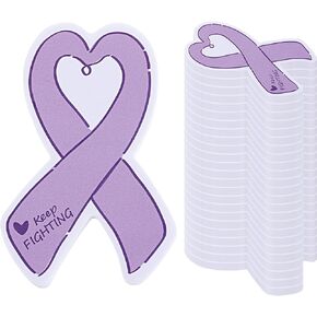 Fulmoon 24 Pack Purple Ribbon Awarenenting Note Pad Sulk Lupus جرعة زائدة