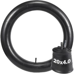 20x4.0 Fat Tire Tube, 20 inch Bike Inner Tube with Schrader Valve for Mountain Bike Electric Bike Bicycle