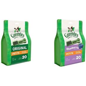 Greenies Regular Variety Pack With 12 Oz. Original And 12 Oz. Blue Berry Dental Dog Treats in Kuwait
