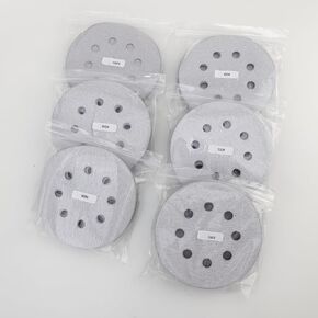 Sanding Discs 5 Inch 8 Hole Sandpaper for Random Orbital Sander, Universal Orbit Sander Paper for Polishing/Grinding (30) in Kuwait