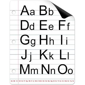 Avsty Magnetic Noteboor - ورقة مبطنة محو جاف للفصول الدراسية ، السبورة البيضاء ، مستلزمات التدريس 17 "× 22"