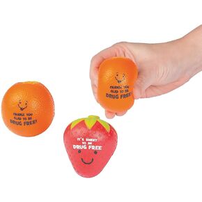 المرح Express Red Red Drug Drug Free Free Free Forms Toys (مجموعة من 12) لوازم التوعية بالمخدرات