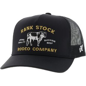 HOOEY Rank Stock Adjustable Snapback Mesh Back Trucker Hat
