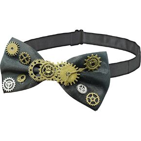 4E's Novelty Steampunk Bowtie للرجال والنساء - القوط القوطي ربطة عنق steampunk ملحقات رجالي للوسض