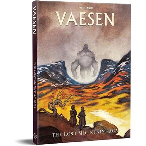 Free League Publishing Vaesen: Lost Mountain Saga - RPG Book Hardback ، Nordic Horror Roleplaying ، 5 أسرار ، وحدة مغامرة ، نشر مجاني في الدوري