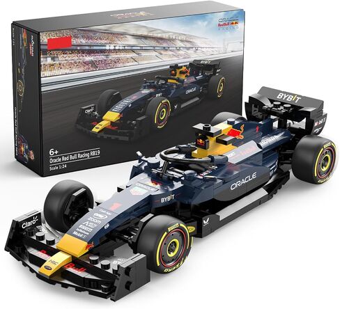 Officially Licensed 1:24 Scale Red Bull F1 RB19 Race Car Model Building Kit – 333 Piece Formula 1 Collectible Sports Car Construction Set Gift for Kids and Adults Age 6+ in Saudi Arabia