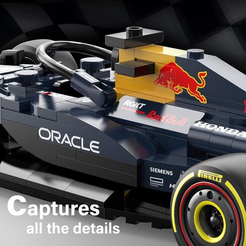 Officially Licensed 1:24 Scale Red Bull F1 RB19 Race Car Model Building Kit – 333 Piece Formula 1 Collectible Sports Car Construction Set Gift for Kids and Adults Age 6+ in Saudi Arabia