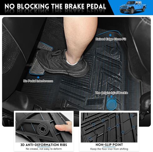 Truck Bed Mat Compatible with 2022-2024 Nissan Frontier 5FT Short Bed Mat Trunk Bed Mat TPE All Weather Truck Bed Liner Frontier Accessories（5FT Short） in Kuwait