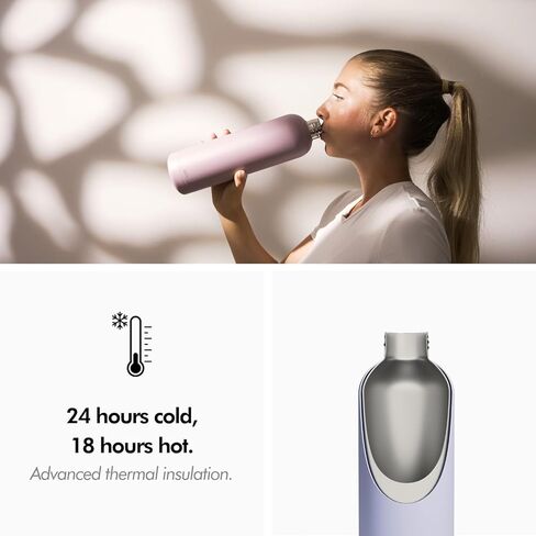 KIVY Stainless Steel Insulated Water Bottle 32oz [LEAK PROOF] - Insulated Stainless Steel Water Bottle - Stainless Steel Drinking Water Bottle - Thermo Flask Drinking Bottle - BPA Free Water Bottle in Kuwait