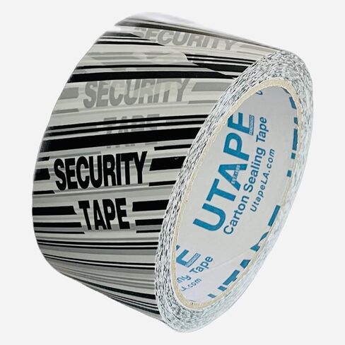 Packing Tamper Evident Security Signs Seal Tape 2 Inches x 55 Yards Long Heavy Duty Packaging Shipping Tape 6 Rolls Total 330 Yards Strong Tape for Moving Boxes & Moving Supplies in Kuwait