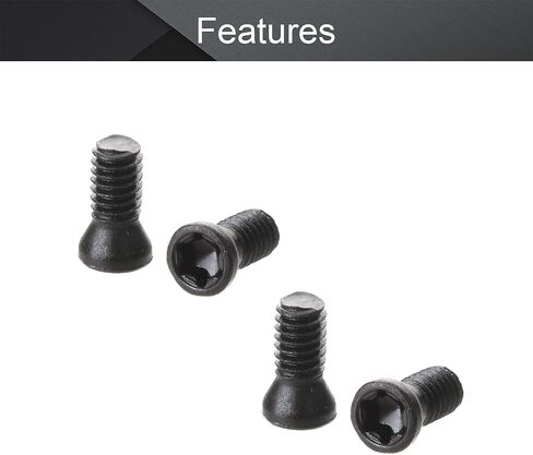 Utoolmart M2.5 x 8mm 12.9 Carbon Steel Torx Head Socket Head Cap Screws Bolt Black 10Pcs in Kuwait