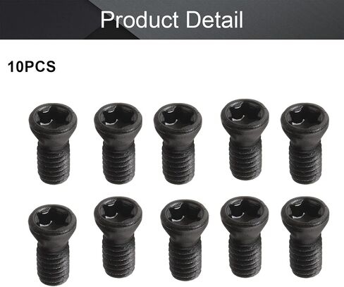 Utoolmart M2.5 x 8mm 12.9 Carbon Steel Torx Head Socket Head Cap Screws Bolt Black 10Pcs in Kuwait