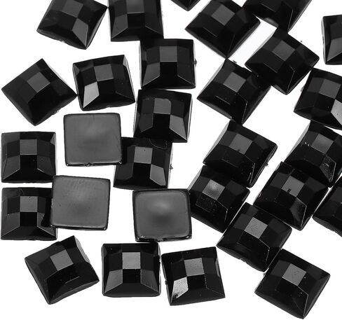 MECCANIXITY Acrylic Flat Back Rhinestones Square Artificial Gemstone for Crafts Face Painting Costume Jewelry in Saudi Arabia