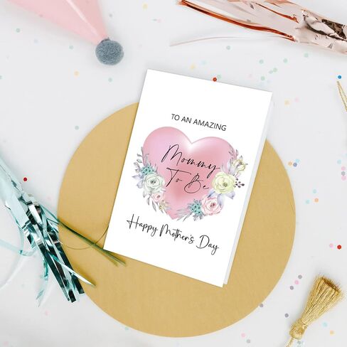 Nchigedy Mommy To Be Mother's Day Card, Funny Mother's Day Card for Wife, First Mothers Day Card, Pregnant Mom Mothers Day Card in Kuwait