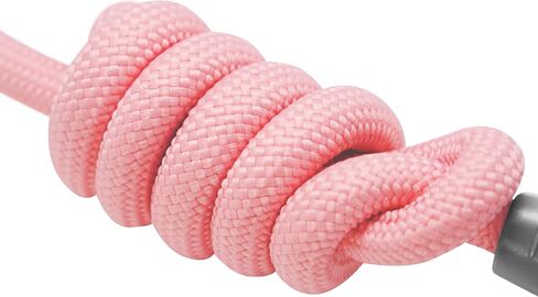 Blueberry Pet Vibrant Mesh Puffer Dog Leash, 4ft Coral/Mint Handle - Award-Winning Dog Rope Leash with Comfortable Padded Hold, Durable Rope Dog Leash & Gentle Leader for Dogs, 1/2in Thick in Saudi Arabia