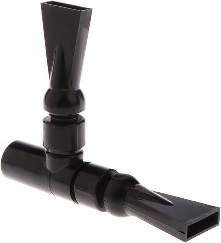 Plastics Outflow Fitting Duckbill Nozzle Connector Match with Filter Outlet Tubing Aquarium Accessories Aquarium Return Nozzle 3/4, Black in Kuwait