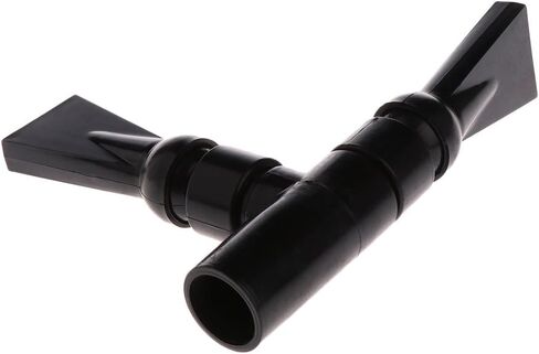 Plastics Outflow Fitting Duckbill Nozzle Connector Match with Filter Outlet Tubing Aquarium Accessories Aquarium Return Nozzle 3/4, Black in Kuwait