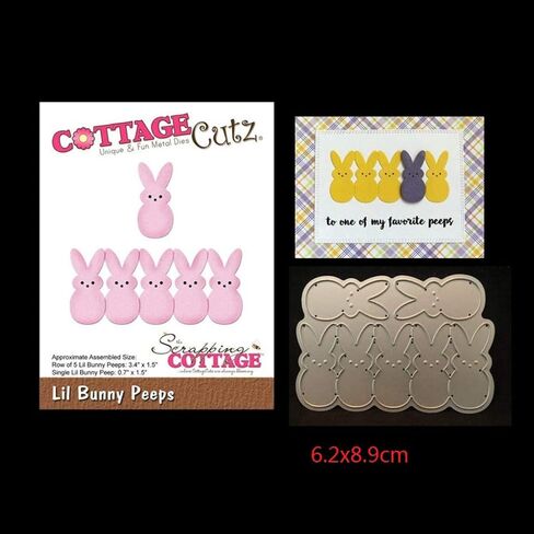 Easter Rabbit Metal Die Cuts,Cutting Dies for Card Making Clearance,Embossing Dies for Scrapbooking, DIY Album Paper Cards Art Craft Decoration in Saudi Arabia