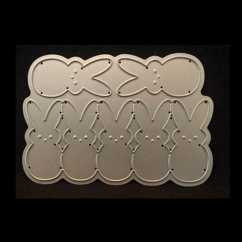 Easter Rabbit Metal Die Cuts,Cutting Dies for Card Making Clearance,Embossing Dies for Scrapbooking, DIY Album Paper Cards Art Craft Decoration in Saudi Arabia