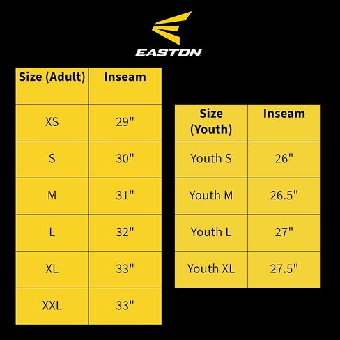 بنطال البيسبول Rival+ Pro Taper من Easton Boys in Saudi Arabia
