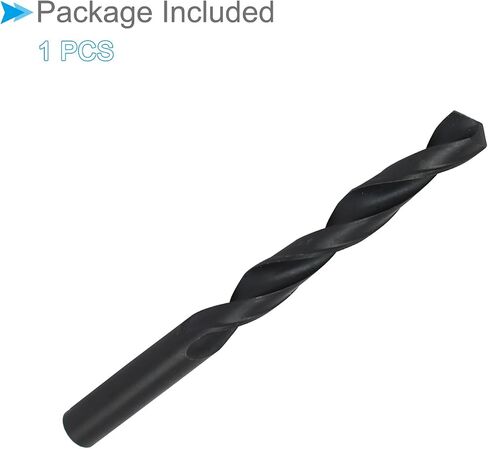 High Speed Steel Twist Drill Bits, 5.8mm Diameter 90mm Length, Straight Twist Jobber Drill Bit Black - (Applications: for Metal Woodwork Plastic Aluminum) in Saudi Arabia
