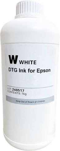 DTG White Ink 1000ml مباشرة إلى طباعة الملابس الحبر الرقمي والمزيد من إعادة الطباعة ل Surecolor F2000 F2100 P600 P800 DTG وجميع طابعات E-Pson Printhead DTG in Kuwait