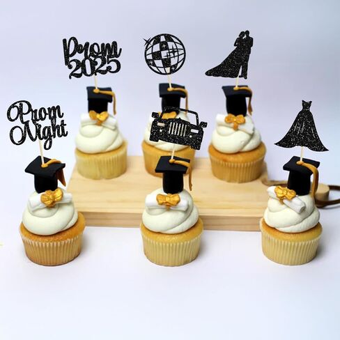 Ephlyn 24pcs 2025 Capcake Capcake Topcake Topbers Chocolate Decoration Mini Capuation Cap Decor in Saudi Arabia