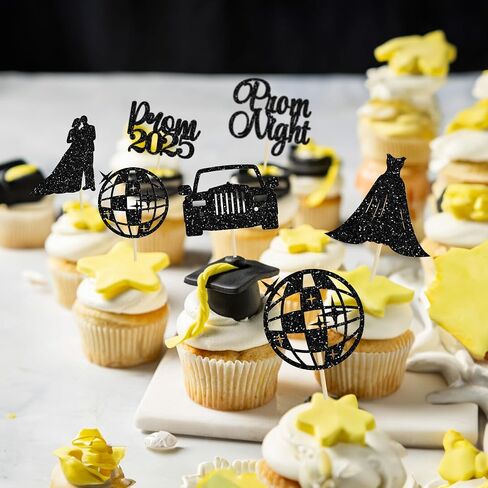 Ephlyn 24pcs 2025 Capcake Capcake Topcake Topbers Chocolate Decoration Mini Capuation Cap Decor in Saudi Arabia