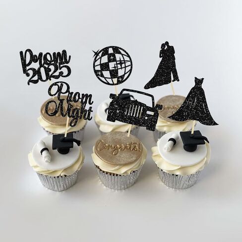 Ephlyn 24pcs 2025 Capcake Capcake Topcake Topbers Chocolate Decoration Mini Capuation Cap Decor in Saudi Arabia