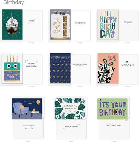 تحيات أمريكية جميع المناسبات المتشددة لبطاقة ديلوكس مع الأظرف وصندوق التخزين (60 مترًا) in Kuwait