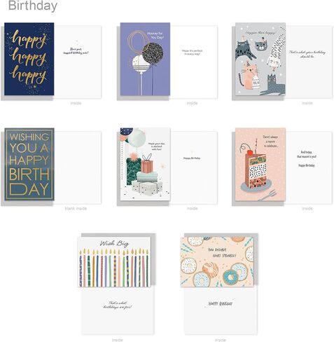 تحيات أمريكية جميع المناسبات المتشددة لبطاقة ديلوكس مع الأظرف وصندوق التخزين (60 مترًا) in Kuwait