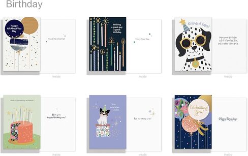 تحيات أمريكية جميع المناسبات المتشددة لبطاقة ديلوكس مع الأظرف وصندوق التخزين (60 مترًا) in Kuwait