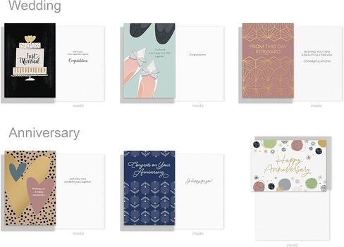 تحيات أمريكية جميع المناسبات المتشددة لبطاقة ديلوكس مع الأظرف وصندوق التخزين (60 مترًا) in Kuwait