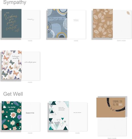 تحيات أمريكية جميع المناسبات المتشددة لبطاقة ديلوكس مع الأظرف وصندوق التخزين (60 مترًا) in Kuwait