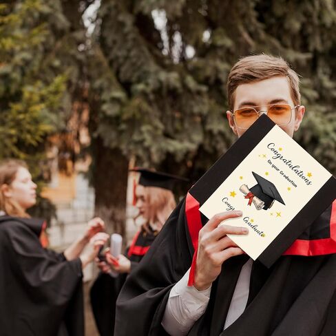 2025 Graduation Gifts Cards for Him Her，High School & College Graduation Gifts Card for Son Daughter，Congratulations Graduate Card for Boys Girls Family Friends in Kuwait