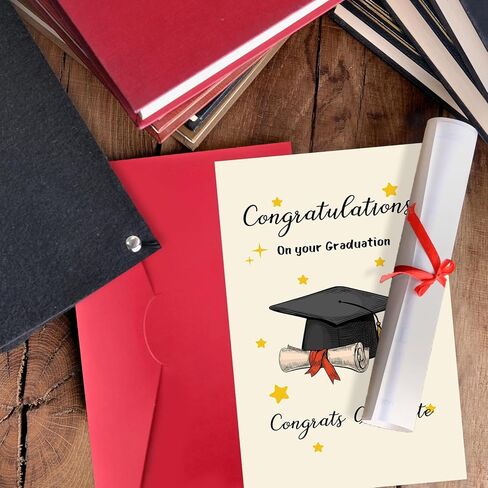 2025 Graduation Gifts Cards for Him Her，High School & College Graduation Gifts Card for Son Daughter，Congratulations Graduate Card for Boys Girls Family Friends in Kuwait