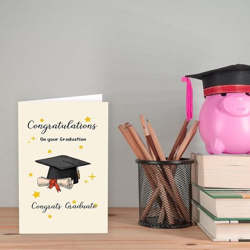 2025 Graduation Gifts Cards for Him Her，High School & College Graduation Gifts Card for Son Daughter，Congratulations Graduate Card for Boys Girls Family Friends in Kuwait