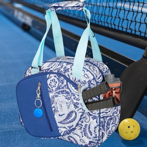 سلسلة مفاتيح Pickleball، هدية Pickleball، علامة حقيبة Pickleball - سحب، مجوهرات Pickleball، هدية لاعب Pickleball (برتقالي) in Kuwait